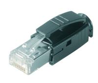 Telegärtner J80026A0001 kabel-connector RJ-45 Zwart, Zilver