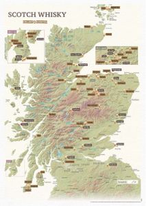 Scratch Map Scotch Whisky Collect & Scratch | Maps International