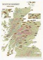 Scratch Map Scotch Whisky Collect & Scratch | Maps International - thumbnail