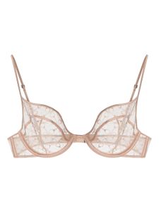 Kiki de Montparnasse soutien-gorge en résille - Rose