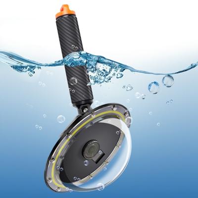 RUIGPRO drijvende hand greep Dome Port onderwater duiken camera lens transparante cover voor DJI osmo actie