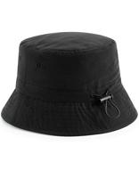 Beechfield CB84R Recycled Polyester Bucket Hat - Black - S/M