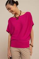 Studio Anneloes Lenti Pullover 13812 Trui Korte Mouw 5500 New Fuchsia