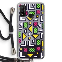 8-bit N°4: Huawei P Smart (2020) Transparant Hoesje met koord