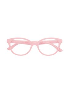 Dolce & Gabbana Kids lunettes de vue à monture rectangulaire - Rose