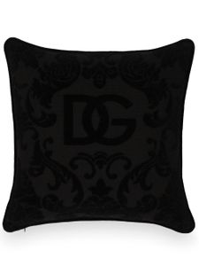 Dolce & Gabbana petit coussin à logo floqué - Noir