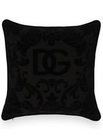 Dolce & Gabbana petit coussin à logo floqué - Noir - thumbnail