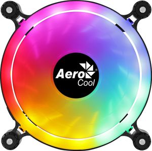 Aerocool Spectro 12 FRGB Computer behuizing Ventilator 12 cm Zwart, Doorschijnend 1 stuk(s)