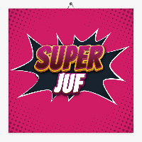 Tekst tegeltje super juf