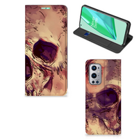 Mobiel BookCase OnePlus 9 Pro Skullhead - thumbnail