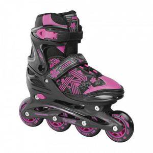 Roces Jokey 3.0 inlineskates softboot meisjes zwart/roze maat 26-29