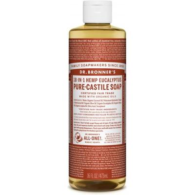 Dr. Bronner's Eucalyptus 18-in-1 Pure-Castile Soap 475ml Dr. Bronner's Eucalyptus 18-in-1 Pure-Castile Soap 475ml