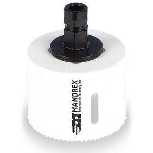 Gatzaag 127mm M42 38mm diep Mandrex Bi-metaal FineXcut met Quick Adapter