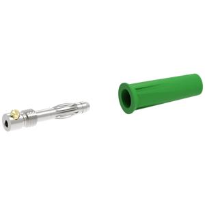 Electro PJP 1060-C-CD1-V Pluimstekker Stekker, recht Stift-Ø: 4 mm Groen 1 stuk(s)