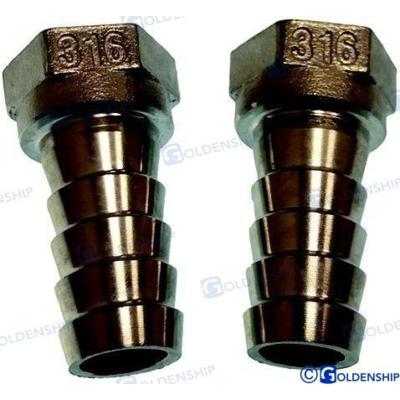 Entronques acero inoxidable GS30508 - ENTRONQUE HEMBRA INOX 3/8 - 15 (2
