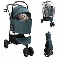 Opvouwbare Huisdierenwagen Groen 78 x 54 x 101 cm Oxford stof