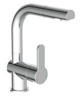 Ngk Schutte london ééngreepsmeraan wastafel met uittrekbare mousseur | chroom - 79710