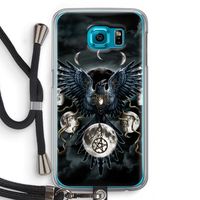 Sinister Wings: Samsung Galaxy S6 Transparant Hoesje met koord
