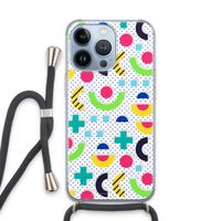 8-bit N°1: iPhone 13 Pro Transparant Hoesje met koord
