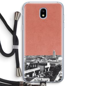 Marrakech Skyline : Samsung Galaxy J5 (2017) Transparant Hoesje met koord