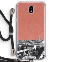 Marrakech Skyline : Samsung Galaxy J5 (2017) Transparant Hoesje met koord