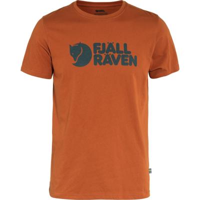 Fjallraven Logo Heren T-shirt Terracotta Brown S