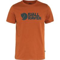 Fjallraven Logo Heren T-shirt Terracotta Brown S