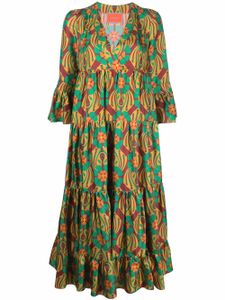 La DoubleJ robe Jennifer Jane mi-longue - Vert