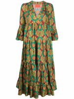 La DoubleJ robe Jennifer Jane mi-longue - Vert