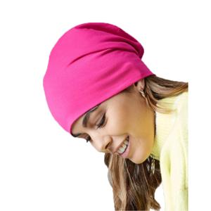 Wintermuts Beanie Hemsedal - fuchsia roze - heren/dames - katoen