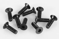 RC4WD Steel Flat Head Cap Screws M3 x 10mm (10) (Z-S0860)