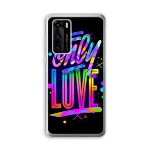 Only Love: Huawei P40 Transparant Hoesje
