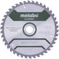 Metabo MULTI CUT CLASSIC 628280000 Cirkelzaagblad 165 x 20 x 1.4 mm Aantal tanden: 42 1 stuk(s)