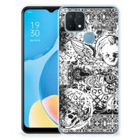 Silicone Back Case OPPO A15 Skulls Angel Silicone Back Case OPPO A15 Skulls Angel
