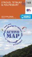 Wandelkaart - Topografische kaart 168 OS Explorer Map | Active Stroud / Tetbury / Malmesbury | Ordnance Survey