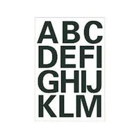 Merkloos Overige merken Zwarte letters A-Z 25mm