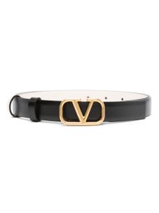 Valentino Garavani ceinture à boucle logo - Noir