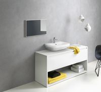 Hansgrohe Logis wastafelkraan 100 met push open waste chroom - thumbnail