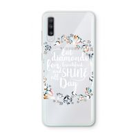Diamonds: Samsung Galaxy A70 Transparant Hoesje