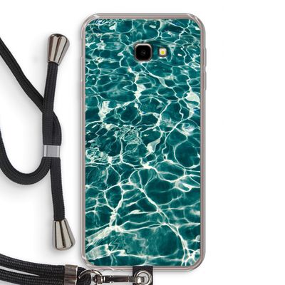 Weerkaatsing water: Samsung Galaxy J4 Plus Transparant Hoesje met koord