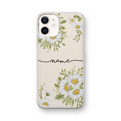 Daisies: iPhone 12 mini Transparant Hoesje