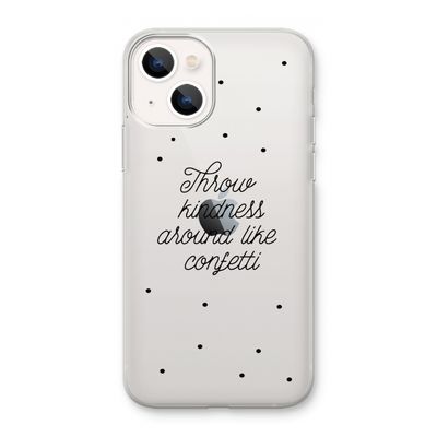 Confetti: iPhone 13 mini Transparant Hoesje
