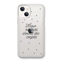 Confetti: iPhone 13 mini Transparant Hoesje