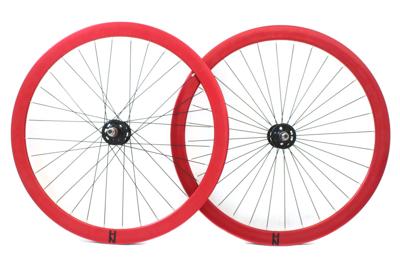 H plus Son Formation Face Fixed Gear Wielset - Rood H plus Son Formation Face Fixed Gear Wielset - Rood