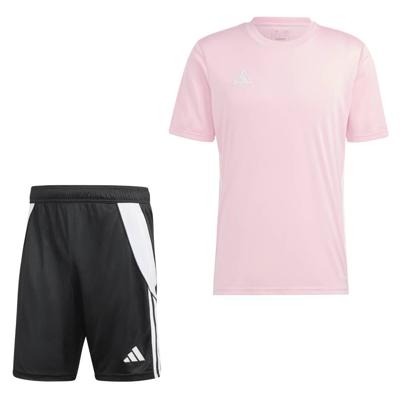 adidas Tabela Trainingsset Lichtroze Wit Zwart