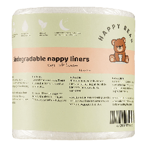 HappyBear bamboe inlegvellen - 1 rol (100 vellen)