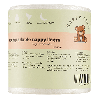 HappyBear bamboe inlegvellen - 1 rol (100 vellen)