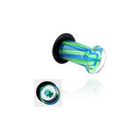 Single Flared Plug Acryl Tunnels & Plugs - thumbnail