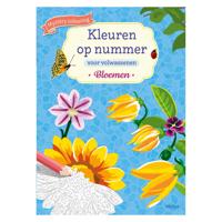 Deltas Kleuren op nummer voor volwassenen - bloemen