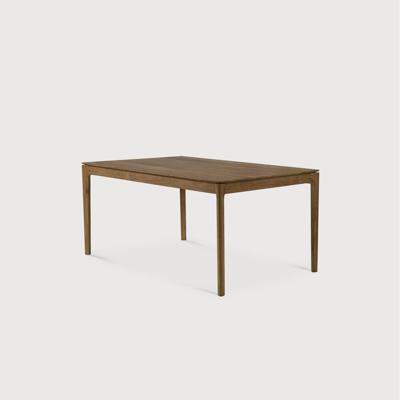 Ethnicraft Uitschuifbare Eettafel 'Bok' Ruw Teakhout, 180/280 x 100cm